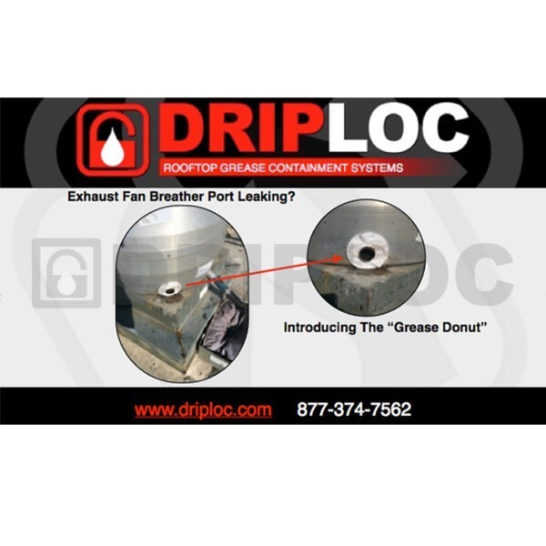 CC1900 DRIPLOC Exhaust Fan Breather Port Filter QTY-100 - Image 2