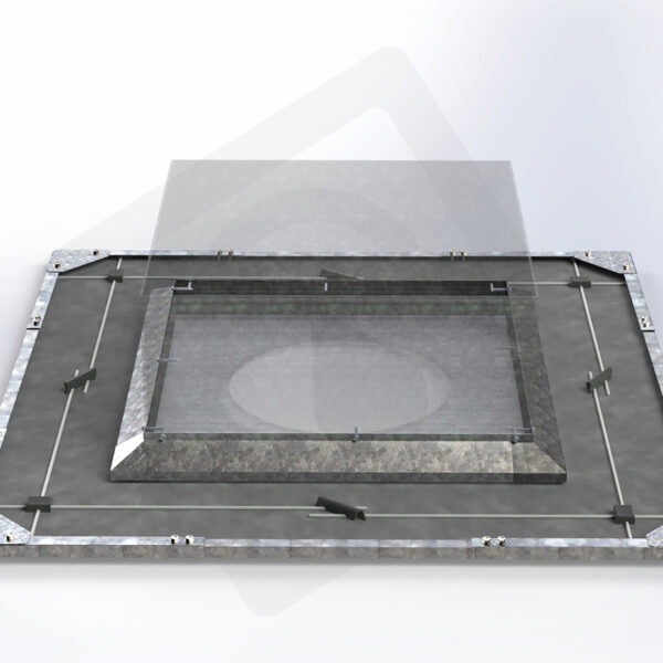 BB1550 Driploc RT 360 Grease Containment System Model #4412/27-65 (12" Coverage off the fan curb) *RESIDENTIAL SHIPPING SURCHARG - Image 3