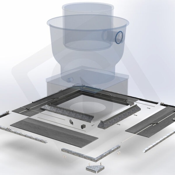 BB1575 Driploc RT 360 Grease Containment System Model #3312/16-41 (12" Coverage off the fan curb) *RESIDENTIAL SHIPPING SURCHARG - Image 4