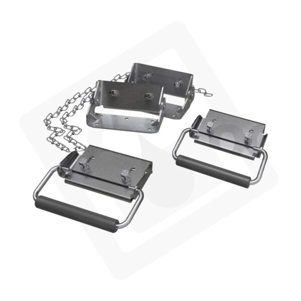 JJ1750 DRIPLOC TYPE 1S EXHAUST FAN HINGE & MODEL-S SAFETY HANDLE COMBO PACK "PACK INCLUDES 1 SET OF HINGES 1 SET OF HANDLES"